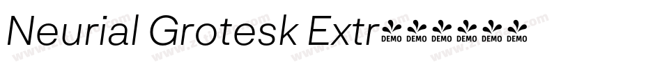 Neurial Grotesk Extr字体转换